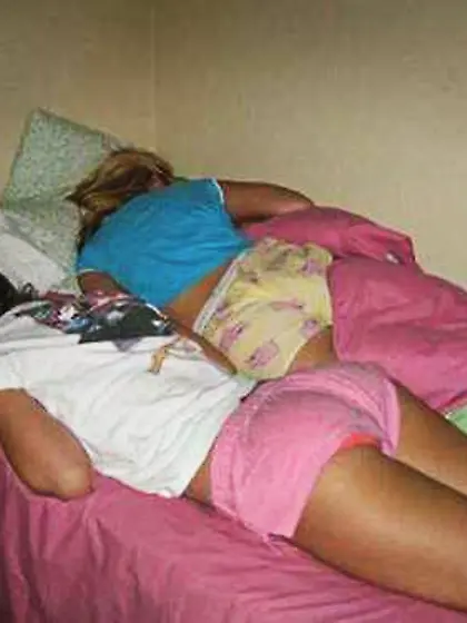 Young sleep girls waiting for you...