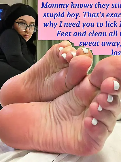 Stinky Feet Caption