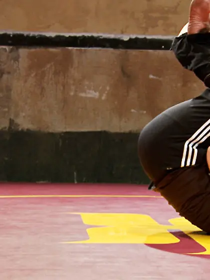 Painful martial arts demonstration