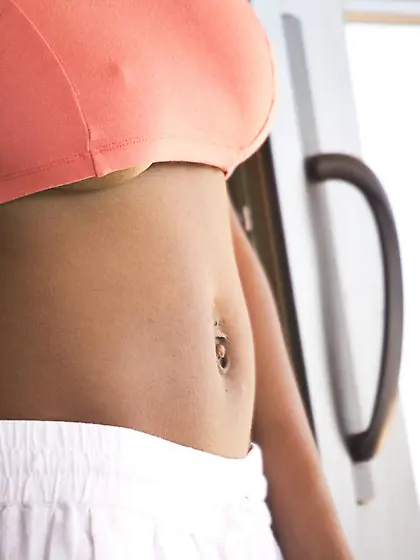 Black beauty Jezabel Vessir doing yoga and slowly stripping the