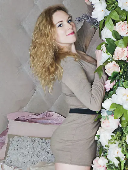 White girl orange hair