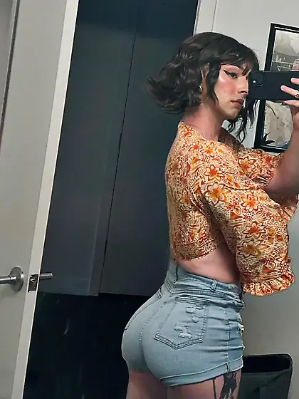 Sexy Crossdressing Faggot
