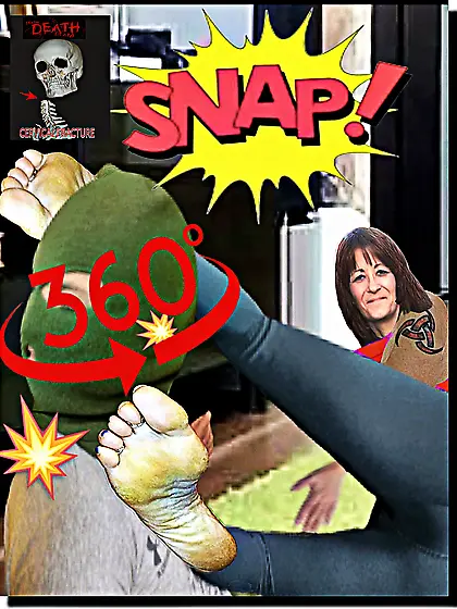 Mature feet that snap your neck