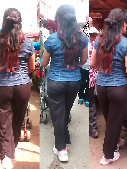 A nice ass on the street,  would you fuck her?