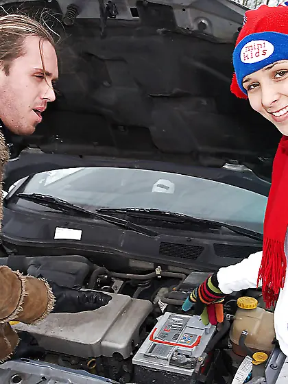 Slutty tiny tits teen