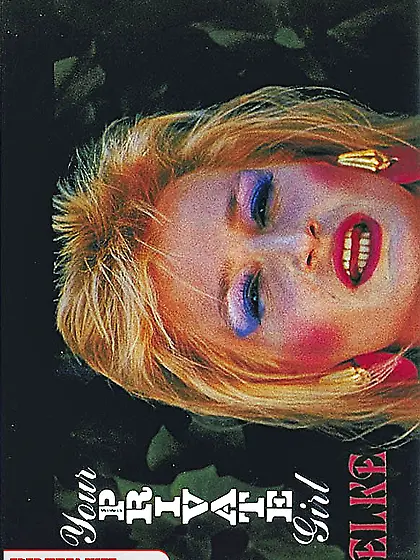 Slim blonde bouncing huge