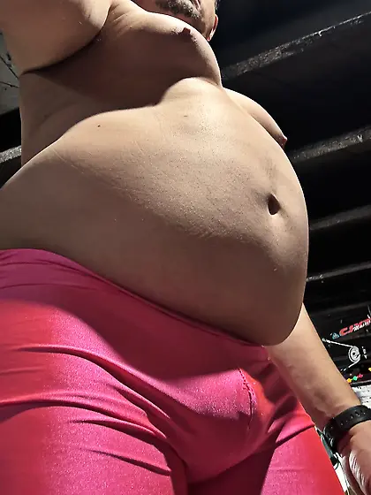 Faggot in Pink Shorts