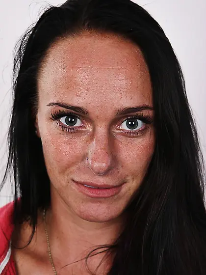 Tanned seductress sexy shorts