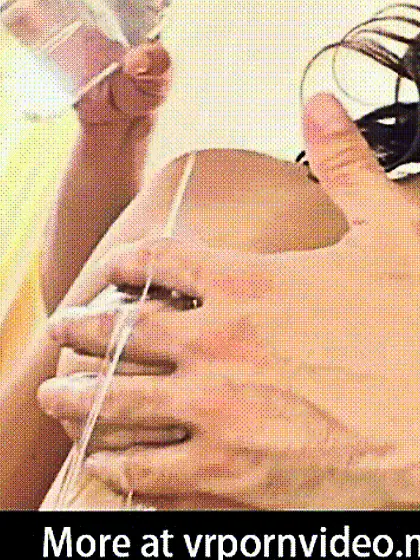 hot milf in black stockings sucks and great big boobs