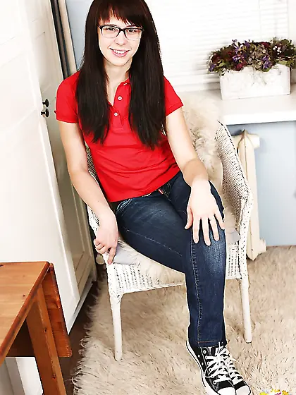 Teen stripping anal toys