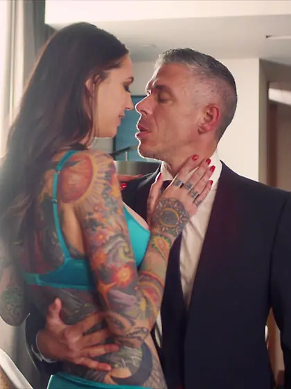 Tall hussy Rocky Emerson gets eaten out and properly fucked in b