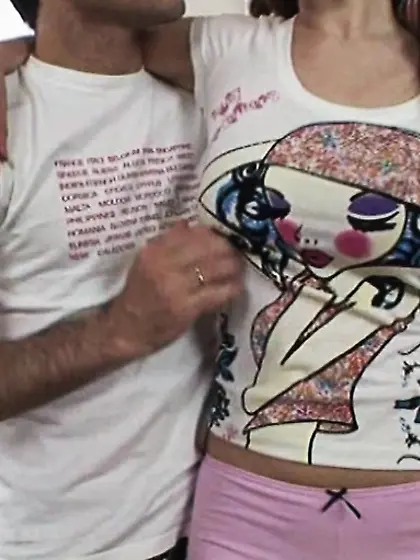 Slut pink shorts purple