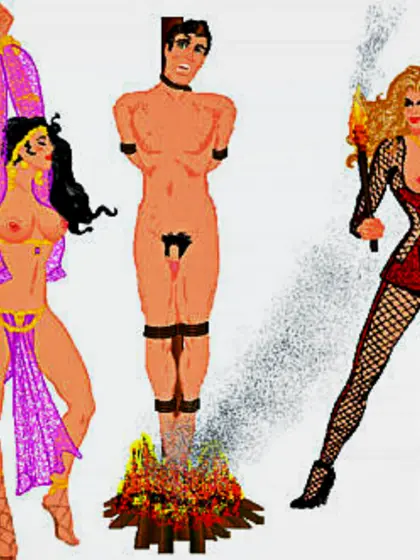 Lovers Take up Man's Vow He Would BURN Alive for T