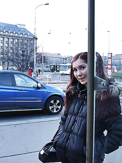 Czech playful beautiful brunette