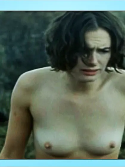 Sexy actress lies bed