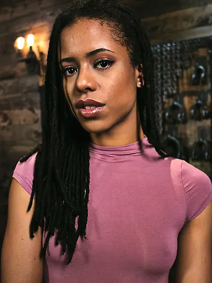 Black chick caves into Dom's desires