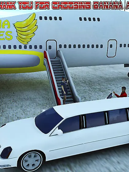 Choosing banana airlines men