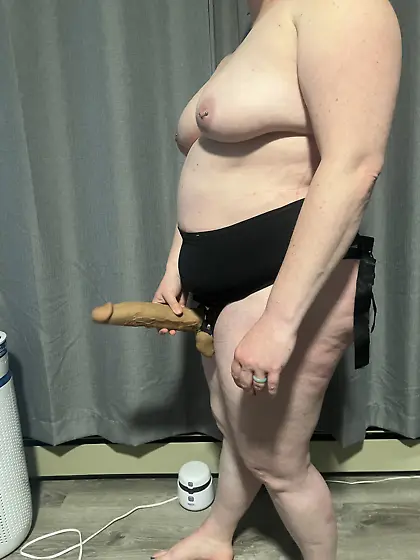 BBW Wife with Strapon
