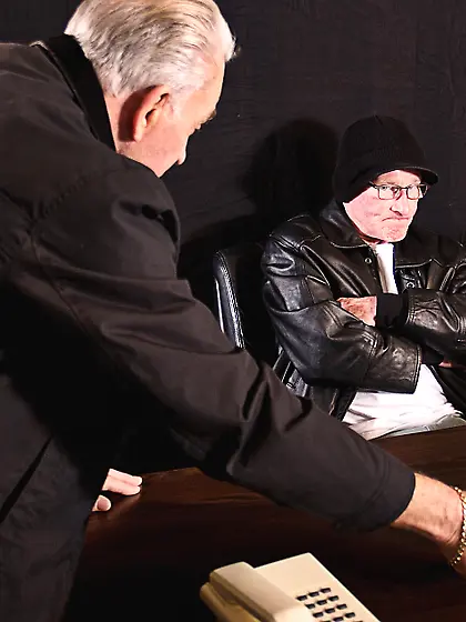 Young girl bent over a desk and boned hard 