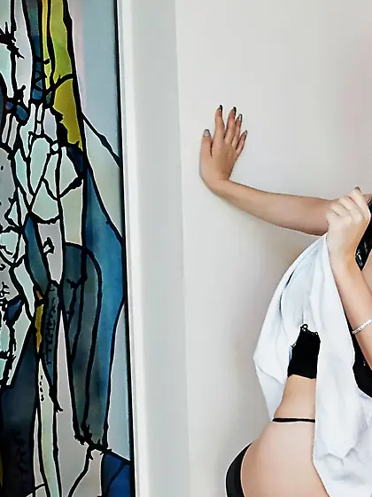 Real teen striptease