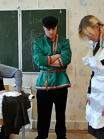 Schoolgirl receives hard punishment