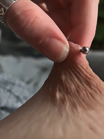 playing with nipples