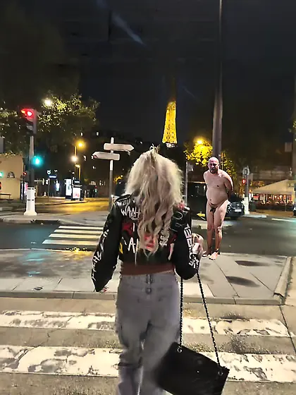 Tied nude humillant public cfnm