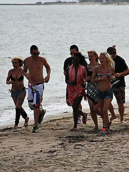 Slender girls bikinis