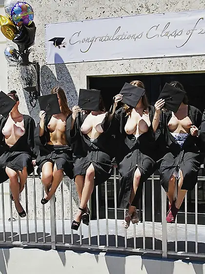 Graduation day slutty grad