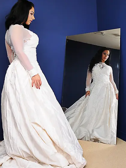 Luscious red haired hottie seduces a busty,  raven haired gal dre