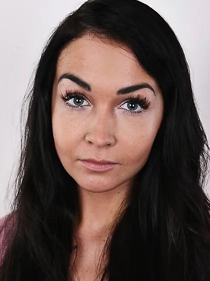 Tanned petite damsel cute