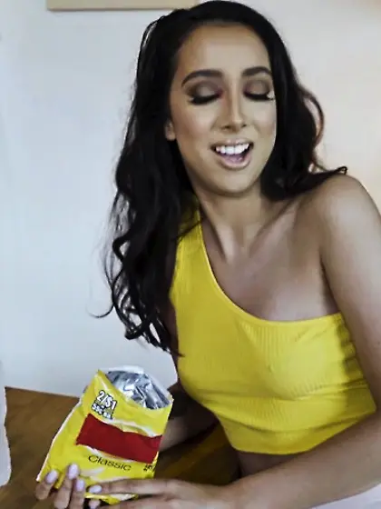 Bratty stepsis enjoys sex with horny,  hung...