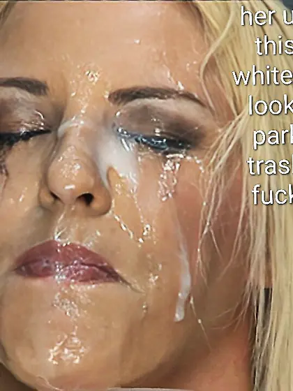 Bust ur loads on this sperm soaked whore face lol