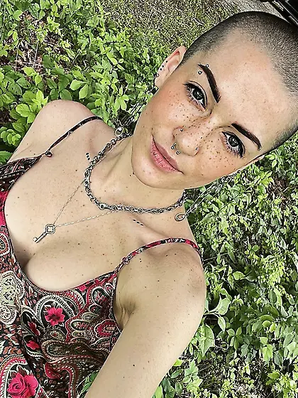 Bald girl