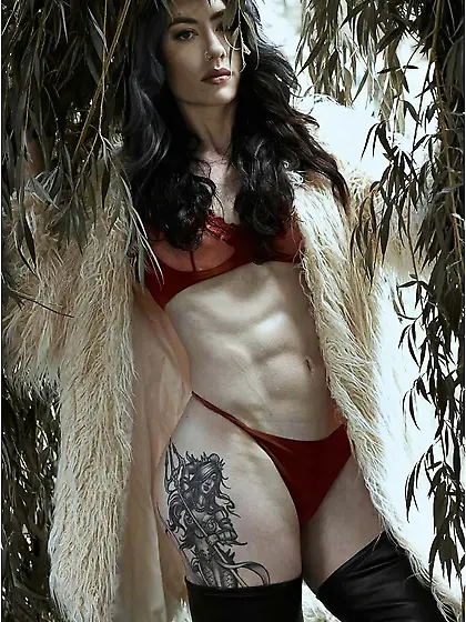 natasha a wanna be tough big ass muscle slut