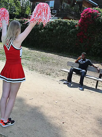 Spoiler Alert: Another girl's first time with black cock via the