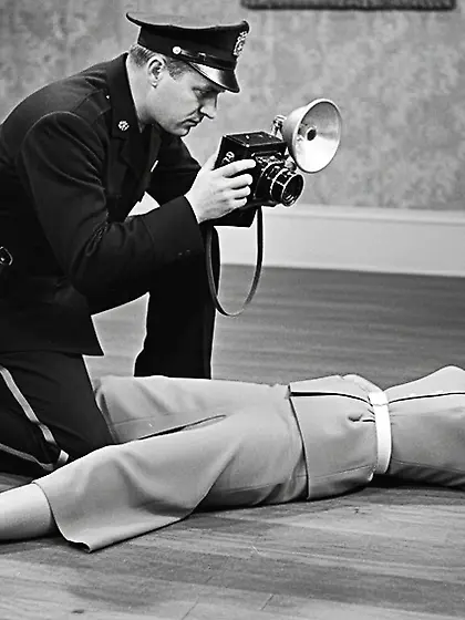 Film Noir Crime Scene