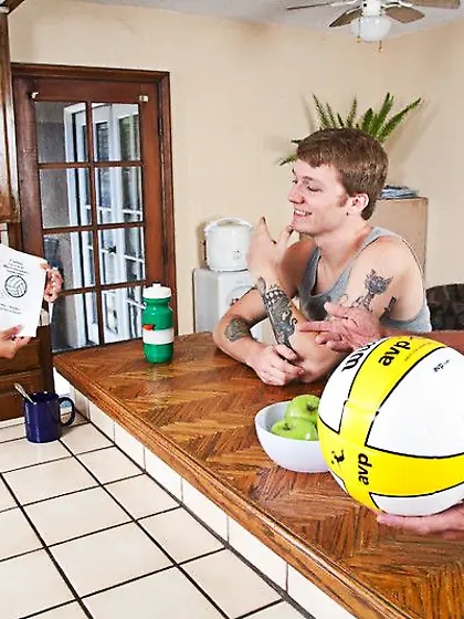 When this busty blonde milf Ashlee Chambers starts playing with