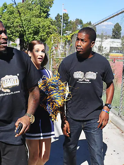 Kasey Warner is the cheerleader that just doesn't seem to get qu