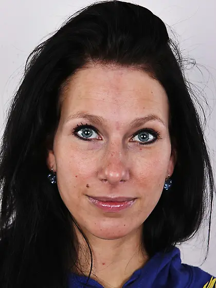 Hot black hair seductress