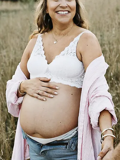 Jen Yummy White MILF PREGNANT Teacher