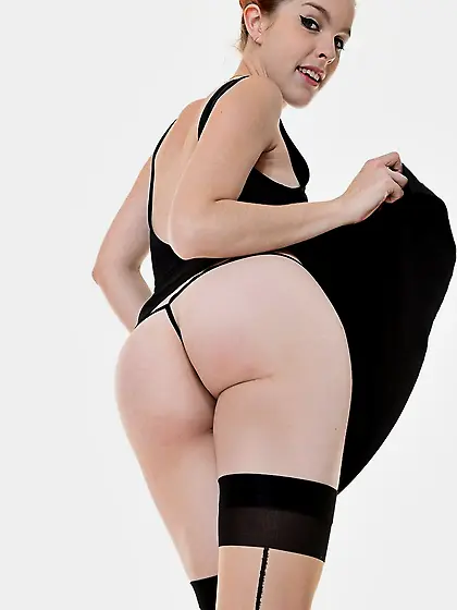 Spaniard pale redhead stockings heels