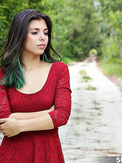 BDSM master catches young slut hanging around