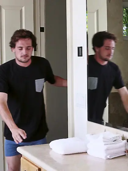 Brunette woke son perfect