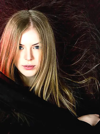 Sweet teenager Flavia A is not wearing anything that could hide