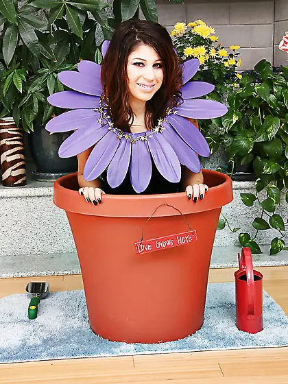 Stunning uniform babe