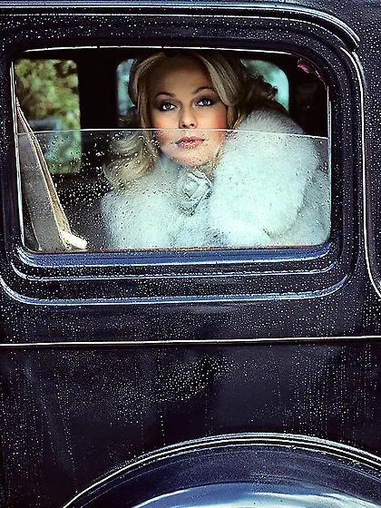 Sexy blonde charmer white