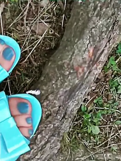 Blue feet