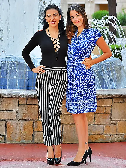 Lesbian high heels teen