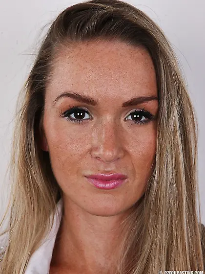 Slim tempting tall blonde